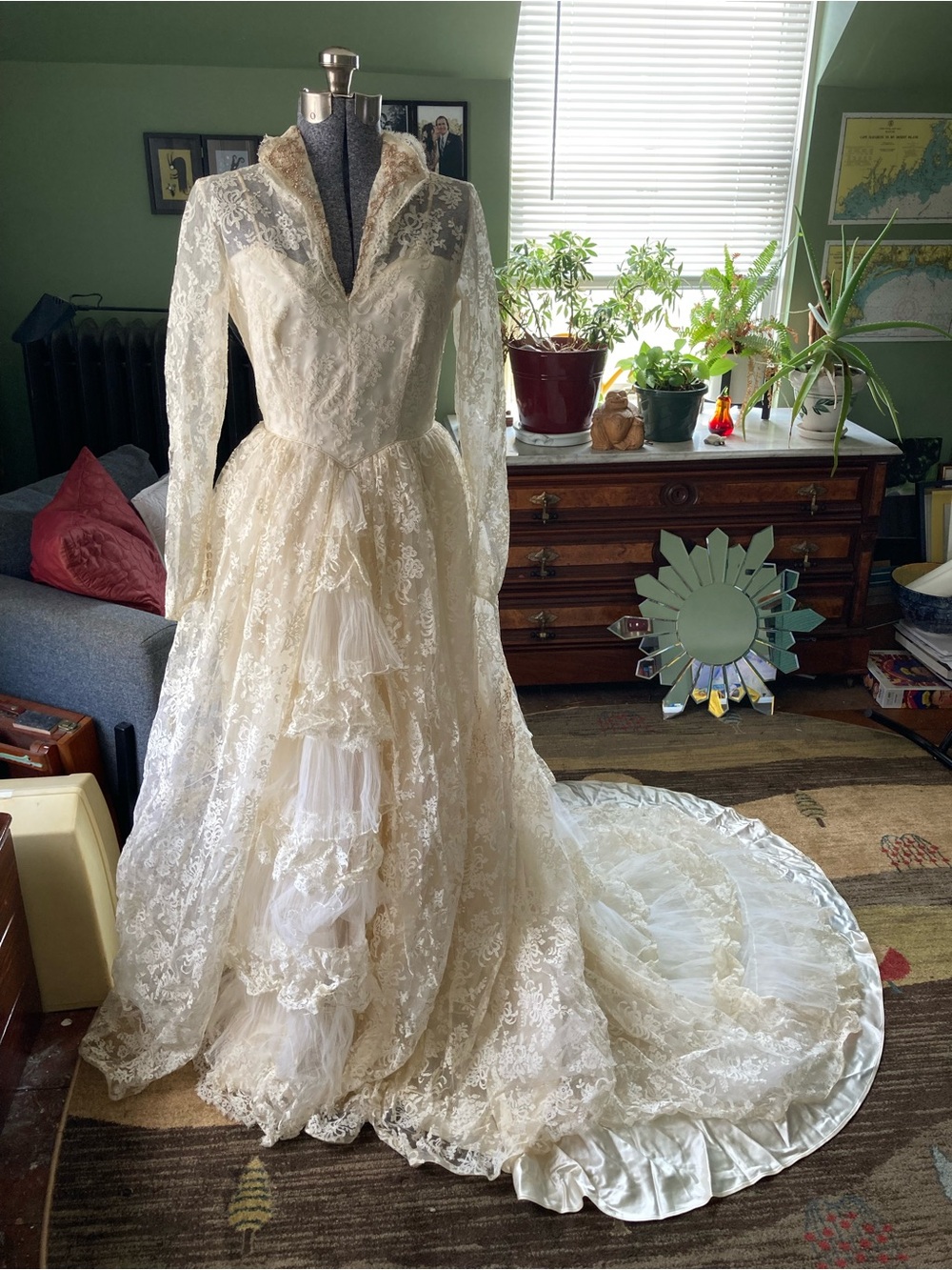 1954 Maurer Original Wedding Dress